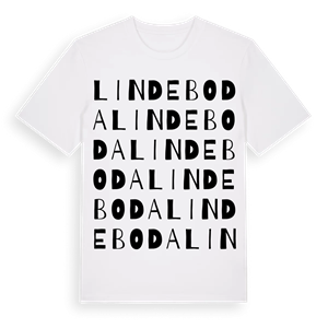 Lindeboda ordlek t-shirt – ekologisk bomull t-shirt från Pinshirt