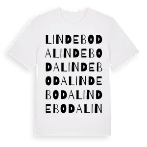 Lindeboda ordlek t-shirt – ekologisk bomull t-shirt från Pinshirt