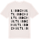 Vintage White t-shirt med Lindehult ordlek t-shirt