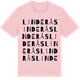 Pink Cotton t-shirt med Linderås ordlek t-shirt