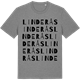 Mid Heather Gray t-shirt med Linderås ordlek t-shirt