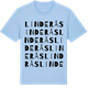 Blue Soul t-shirt med Linderås ordlek t-shirt