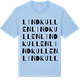 Blue Soul t-shirt med Lindkullen ordlek t-shirt