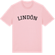 Pink Cotton t-shirt med Lindön böjd t-shirt