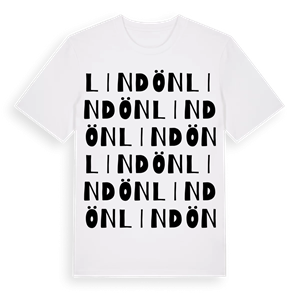 Lindön ordlek t-shirt – ekologisk bomull t-shirt från Pinshirt
