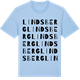 Blue Soul t-shirt med Lindsberg ordlek t-shirt