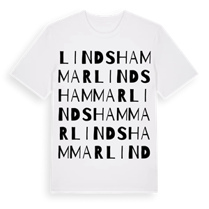 Lindshammar ordlek t-shirt – ekologisk bomull t-shirt från Pinshirt