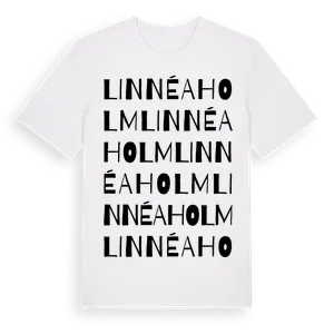 Linnéaholm ordlek t-shirt – ekologisk bomull t-shirt från Pinshirt