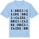 Blue Soul t-shirt med Linnebacken ordlek t-shirt