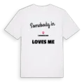 Någon i Linnebacken älskar mig t-shirt