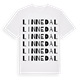 Linnedal ordlek t-shirt