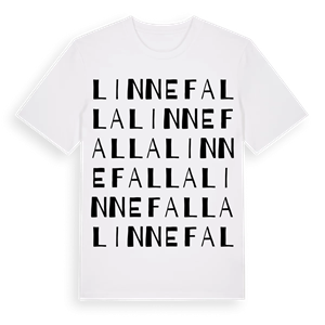 Linnefalla ordlek t-shirt – ekologisk bomull t-shirt från Pinshirt