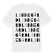 Linnegård ordlek t-shirt