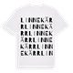 Linnekärr ordlek t-shirt