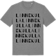 Mid Heather Gray t-shirt med Linnekulla ordlek t-shirt