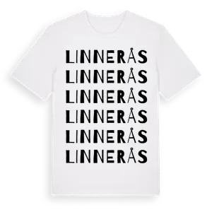 Linnerås ordlek t-shirt – ekologisk bomull t-shirt från Pinshirt