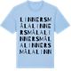 Blue Soul t-shirt med Linnersmåla ordlek t-shirt