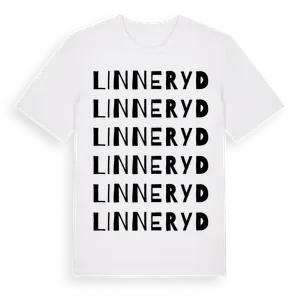 Linneryd ordlek t-shirt – ekologisk bomull t-shirt från Pinshirt