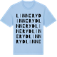 Blue Soul t-shirt med Linneryd ordlek t-shirt