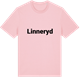 Pink Cotton t-shirt med Linneryd fetstil t-shirt