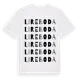 White t-shirt med Lireboda ordlek t-shirt