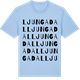 Blue Soul t-shirt med Ljungadal ordlek t-shirt