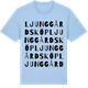 Blue Soul t-shirt med Ljunggårdsköp ordlek t-shirt