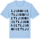 Blue Soul t-shirt med Ljunghult ordlek t-shirt