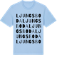 Blue Soul t-shirt med Ljungsboda ordlek t-shirt
