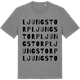 Mid Heather Gray t-shirt med Ljungstorp ordlek t-shirt