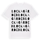 Lockagården ordlek t-shirt