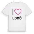 Jag älskar Lomö t-shirt stort tryck