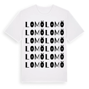 Lomö ordlek t-shirt – ekologisk bomull t-shirt från Pinshirt