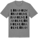 Mid Heather Gray t-shirt med Lönaholm ordlek t-shirt