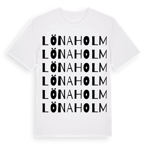 Lönaholm ordlek t-shirt – ekologisk bomull t-shirt från Pinshirt