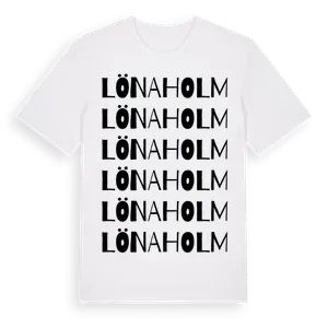 Lönaholm ordlek t-shirt – ekologisk bomull t-shirt från Pinshirt