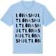 Blue Soul t-shirt med Lönashult ordlek t-shirt