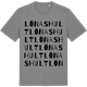 Mid Heather Gray t-shirt med Lönashult ordlek t-shirt