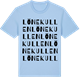 Blue Soul t-shirt med Lönekullen ordlek t-shirt