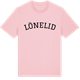 Pink Cotton t-shirt med Lönelid böjd t-shirt