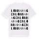 White t-shirt med Lönnahagen ordlek t-shirt