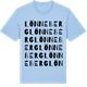 Blue Soul t-shirt med Lönneberg ordlek t-shirt