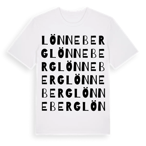 Lönneberg ordlek t-shirt – ekologisk bomull t-shirt från Pinshirt