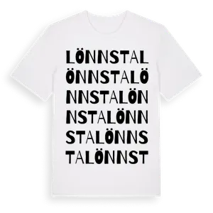Lönnsta ordlek t-shirt – ekologisk bomull t-shirt från Pinshirt