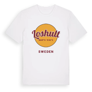 Loshult cirkel t-shirt – ekologisk bomull t-shirt från Pinshirt