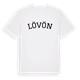 Lövön böjd t-shirt