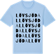 Blue Soul t-shirt med Lövsjödal ordlek t-shirt