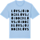 Blue Soul t-shirt med Lövsjöudden ordlek t-shirt