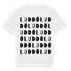 Luddö ordlek t-shirt