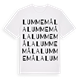 Lummemåla ordlek t-shirt